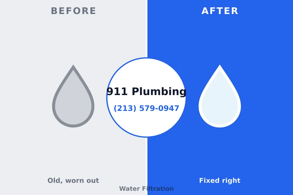 Before and after: plumbing repair Camdenton, MO